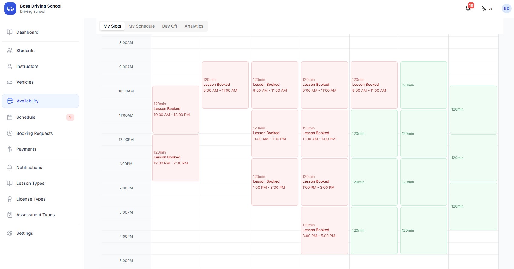 Steerly Dashboard Screenshot